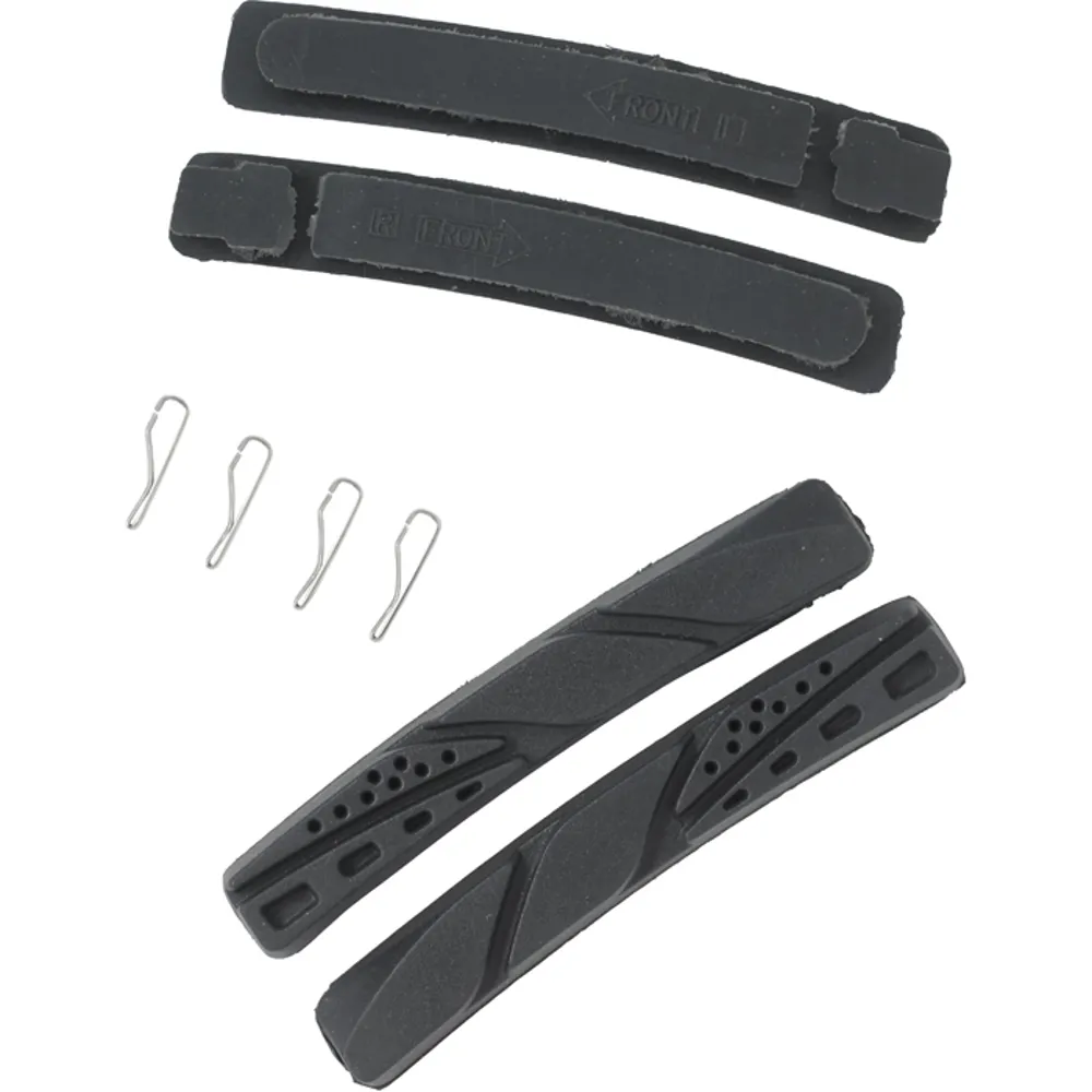 uPRISE Bikes Aztec V-type Insert Brake Blocks Standard - Pack Of 2 Pairs - 2 Pairs | Price match, 365 day return s, 18-Month Warranty, Finance Available & Free UK Delivery