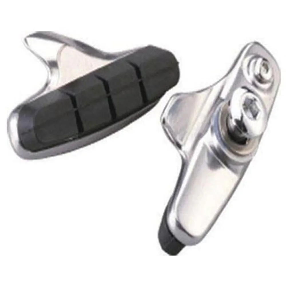 uPRISE Bikes Ashima Aluminium Road Brake Shoes - Silver/Black - Shimano | Price match, 365 day return s, 18-Month Warranty, Finance Available & Free UK Delivery
