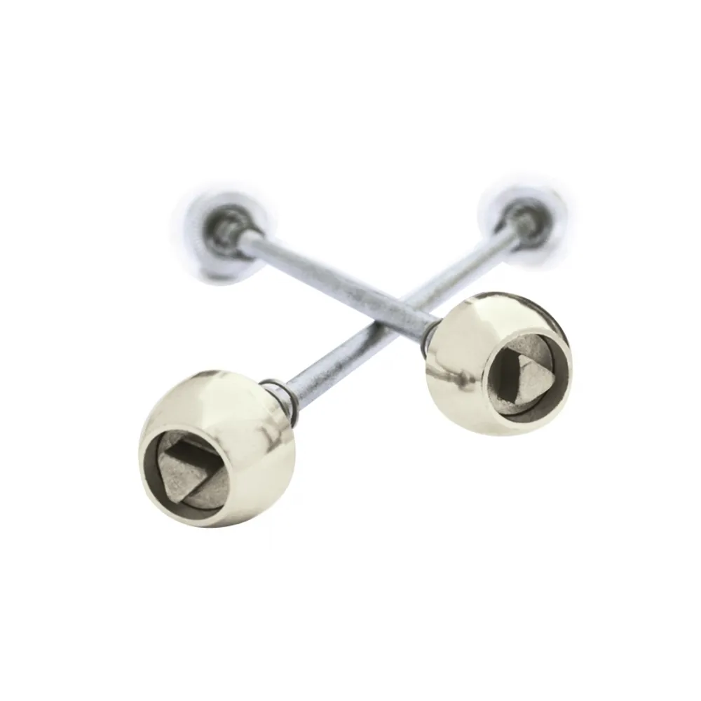 uPRISE Bikes Delta Hublox Skewers - Silver - Pair | Price match, 365 day return s, 18-Month Warranty, Finance Available & Free UK Delivery