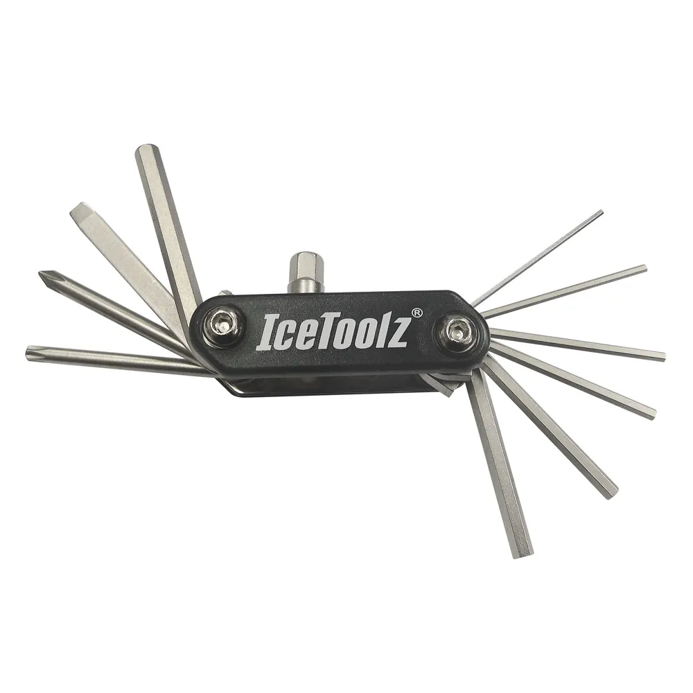 uPRISE Bikes Ice Toolz Compact 11 Multi-Tool - Black | Price match, 365 day return s, 18-Month Warranty, Finance Available & Free UK Delivery