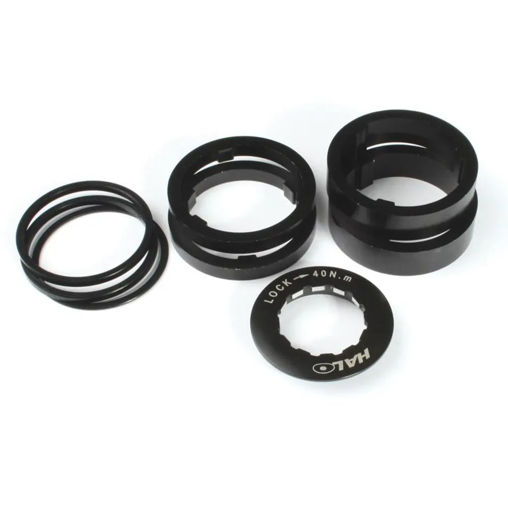 uPRISE Bikes Halo HG Spacer Kit - Black - One Size | Price match, 365 day return s, 18-Month Warranty, Finance Available & Free UK Delivery