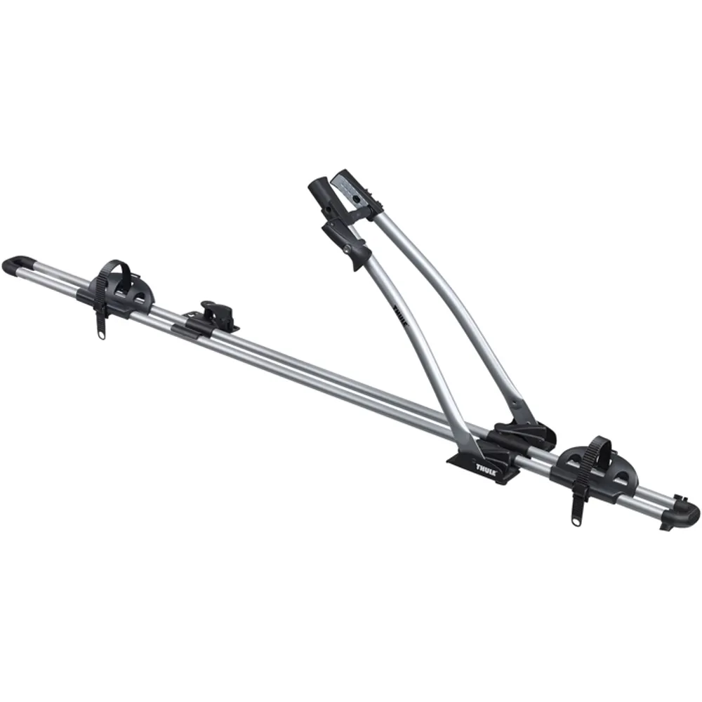uPRISE Bikes Thule Freeride Locking Upright Cycle Carrier - Black/Silver | Price match, 365 day return s, 18-Month Warranty, Finance Available & Free UK Delivery