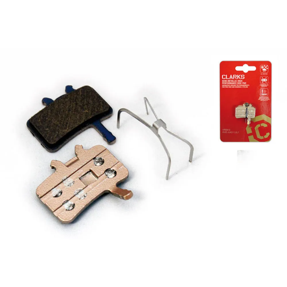 uPRISE Bikes Clarks Elite Semi-Metallic Disc Brake Pads for Avid BB7/Juicy, Spring | Price match, 365 day return s, 18-Month Warranty, Finance Available & Free UK Delivery