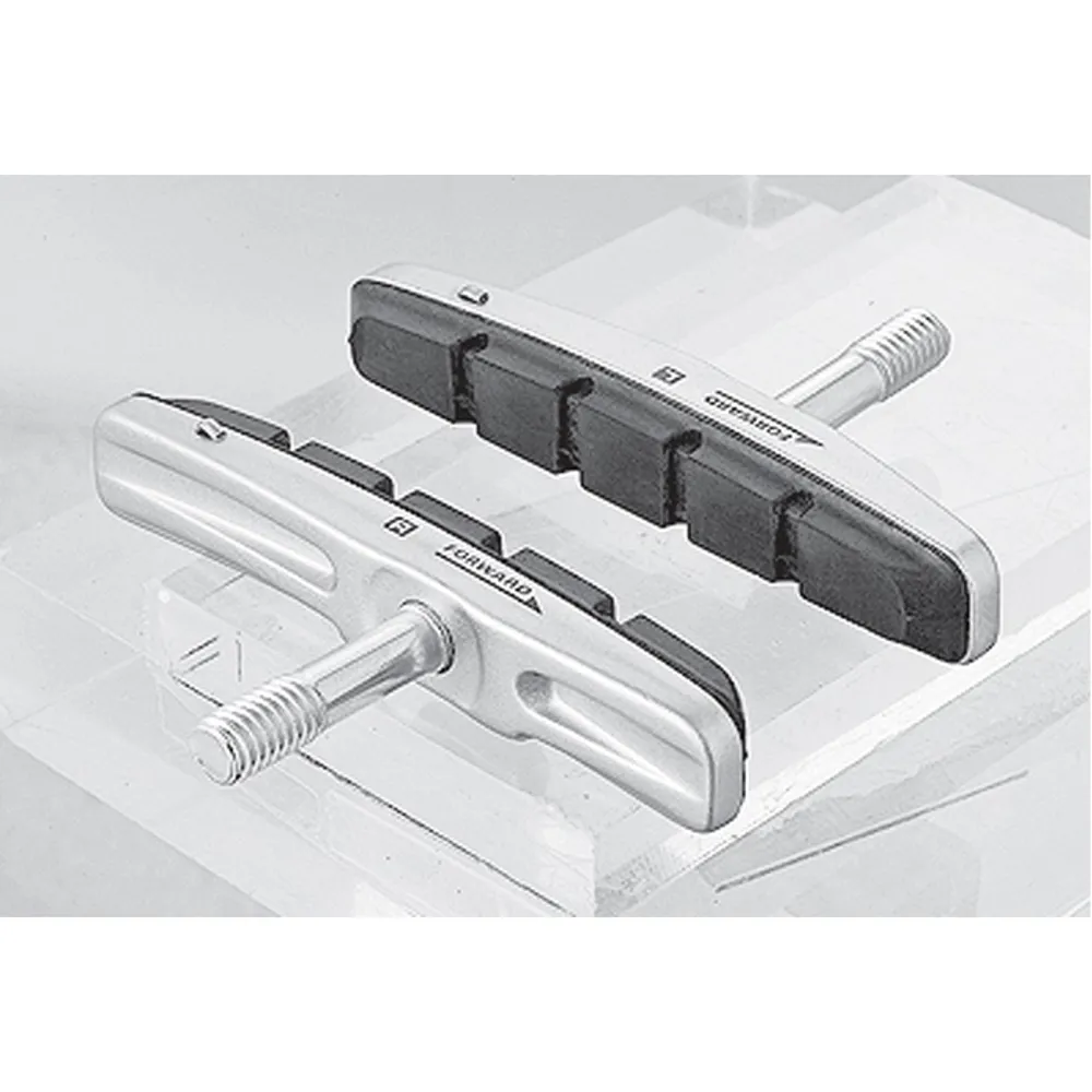 uPRISE Bikes Shimano BR-M770 / M590 S70C Cartridge V-Brake Shoes - Silver | Price match, 365 day return s, 18-Month Warranty, Finance Available & Free UK Delivery
