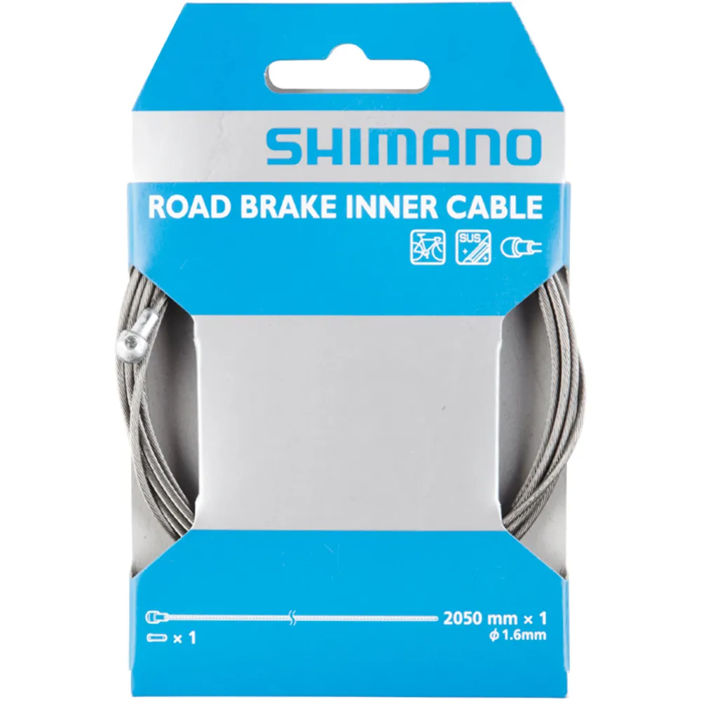 uPRISE Bikes Shimano Road Stainless Steel Inner Brake Wire - 1.6 x 2050 mm | Price match, 365 day return s, 18-Month Warranty, Finance Available & Free UK Delivery