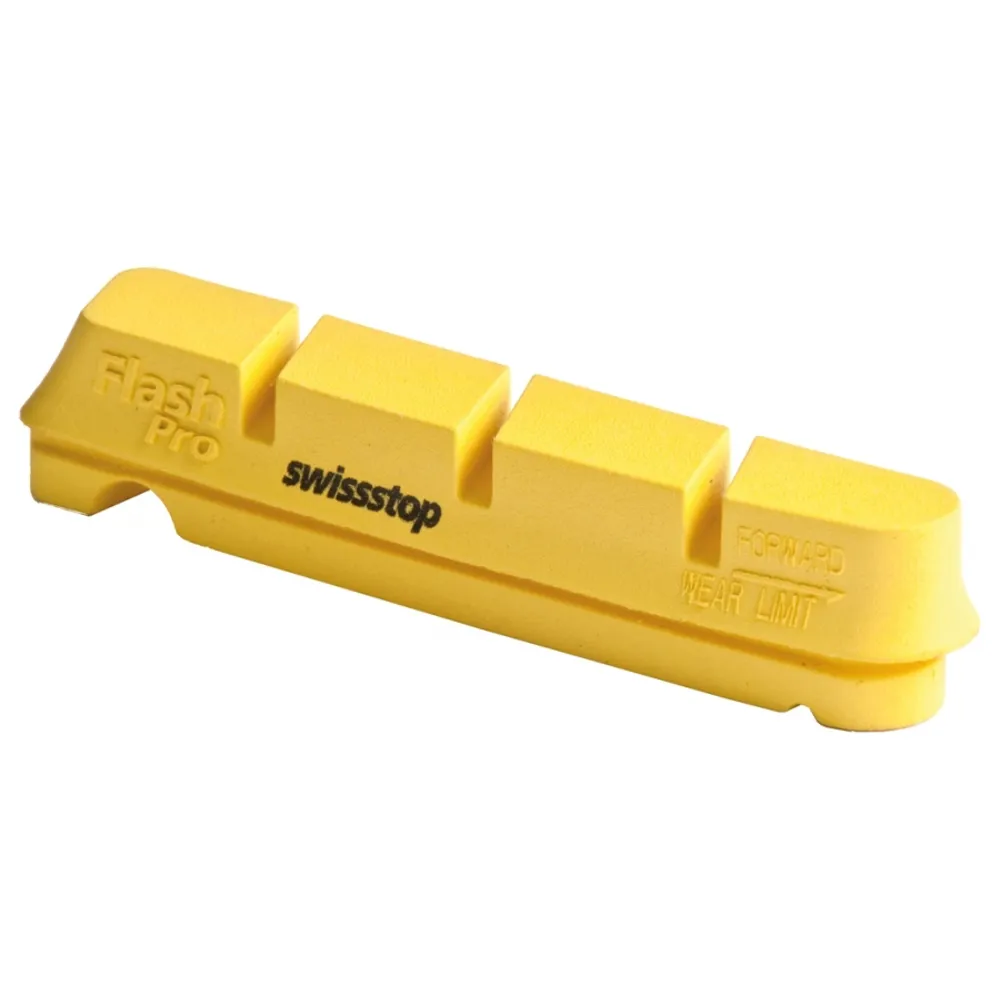 uPRISE Bikes Swissstop Flash Pro Brake Pads - Yellow King - 2 Pairs Pads Only | Price match, 365 day return s, 18-Month Warranty, Finance Available & Free UK Delivery