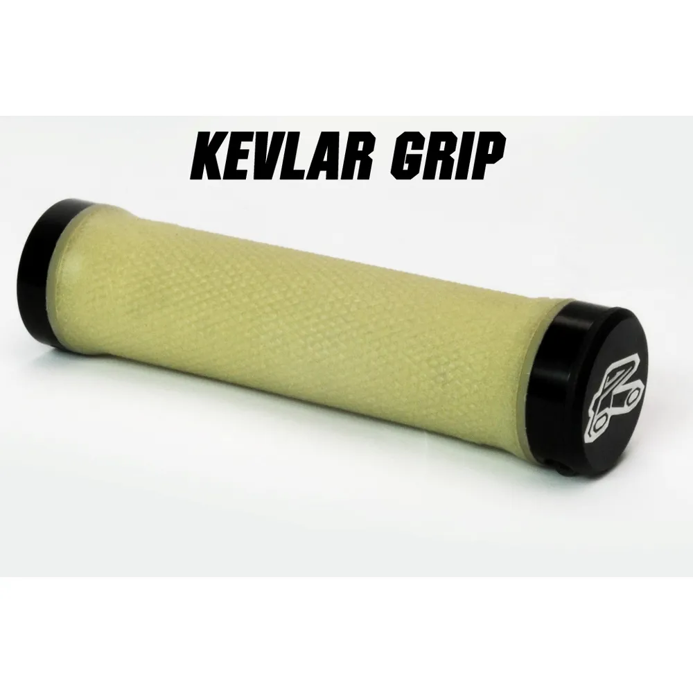 uPRISE Bikes Renthal Lock-On Grips - Yellow - Kevlar Compound | Price match, 365 day return s, 18-Month Warranty, Finance Available & Free UK Delivery