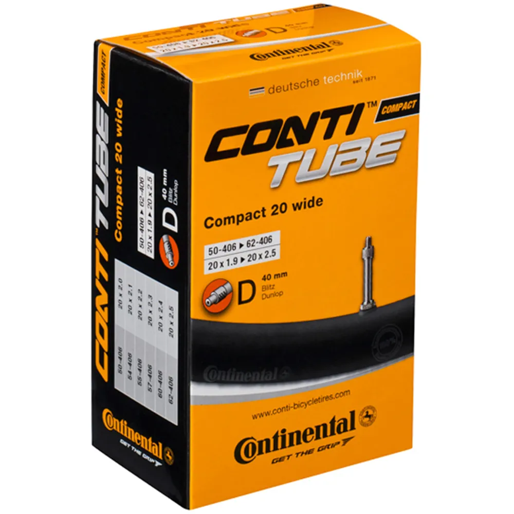 uPRISE Bikes Continental Recumbent 20 Inch Presta Inner Tube - 20 x 1 1/4 - 1.75 in | Price match, 365 day return s, 18-Month Warranty, Finance Available & Free UK Delivery