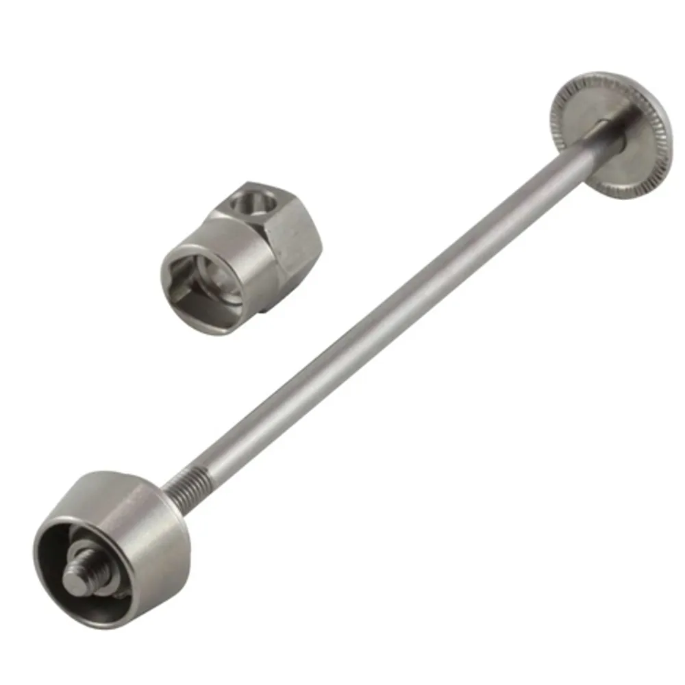 uPRISE Bikes Pitlock Security Skewer For Front Wheel - Silver - One Size | Price match, 365 day return s, 18-Month Warranty, Finance Available & Free UK Delivery