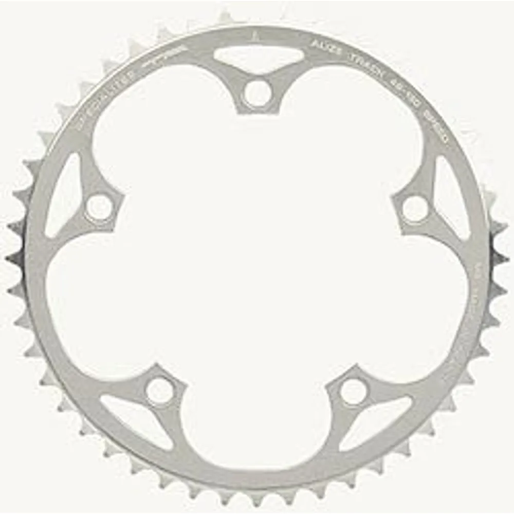 uPRISE Bikes Ta TA 144PCD 3/32 Old Campagnolo/Shimano Chainring - Silver - 52T | Price match, 365 day return s, 18-Month Warranty, Finance Available & Free UK Delivery
