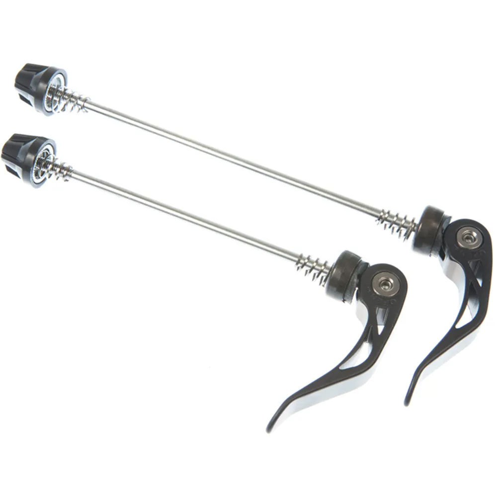 uPRISE Bikes M Part Wheel Q / R for Road Bikes - Black/Silver - Pair | Price match, 365 day return s, 18-Month Warranty, Finance Available & Free UK Delivery