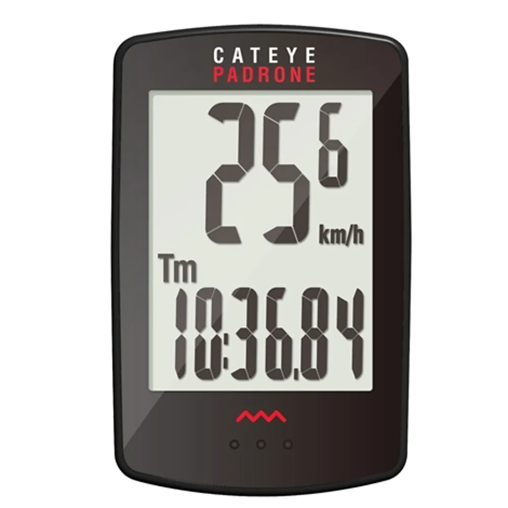 uPRISE Bikes Cateye Padrone Computer - Black | Price match, 365 day return s, 18-Month Warranty, Finance Available & Free UK Delivery