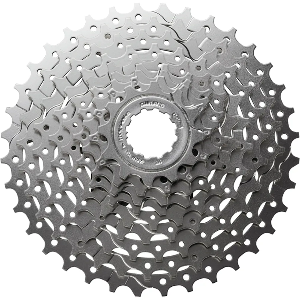 uPRISE Bikes Shimano CS-HG400 Alivio 9-speed Cassette - Silver | Price match, 365 day return s, 18-Month Warranty, Finance Available & Free UK Delivery
