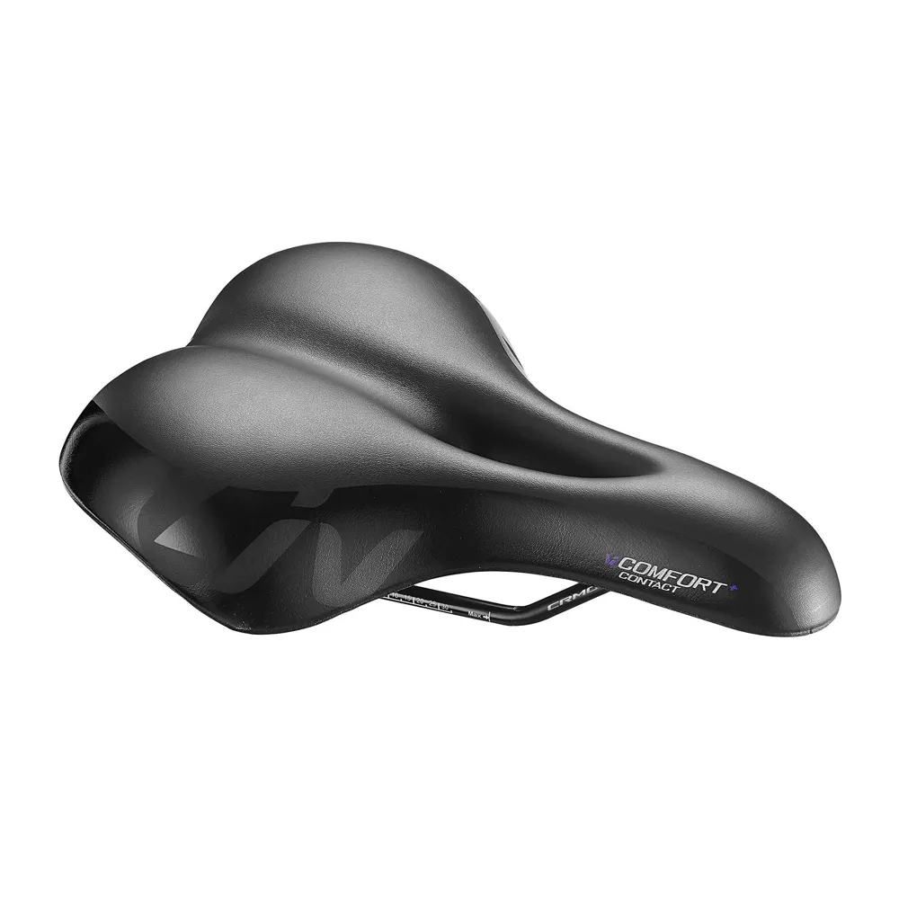 uPRISE Bikes Liv Womens Contact Comfort Plus Saddle - Black | Price match, 365 day return s, 18-Month Warranty, Finance Available & Free UK Delivery
