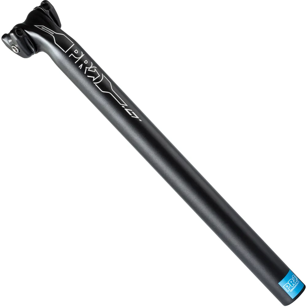 uPRISE Bikes Pro LT 6061 Alloy 20 mm Layback Seatpost - 400 mm Length | Price match, 365 day return s, 18-Month Warranty, Finance Available & Free UK Delivery