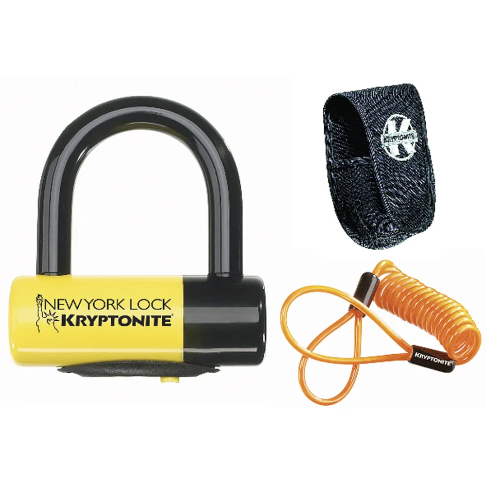 uPRISE Bikes Kryptonite New York Liberty Disc Lock With Reminder Cable | Price match, 365 day return s, 18-Month Warranty, Finance Available & Free UK Delivery