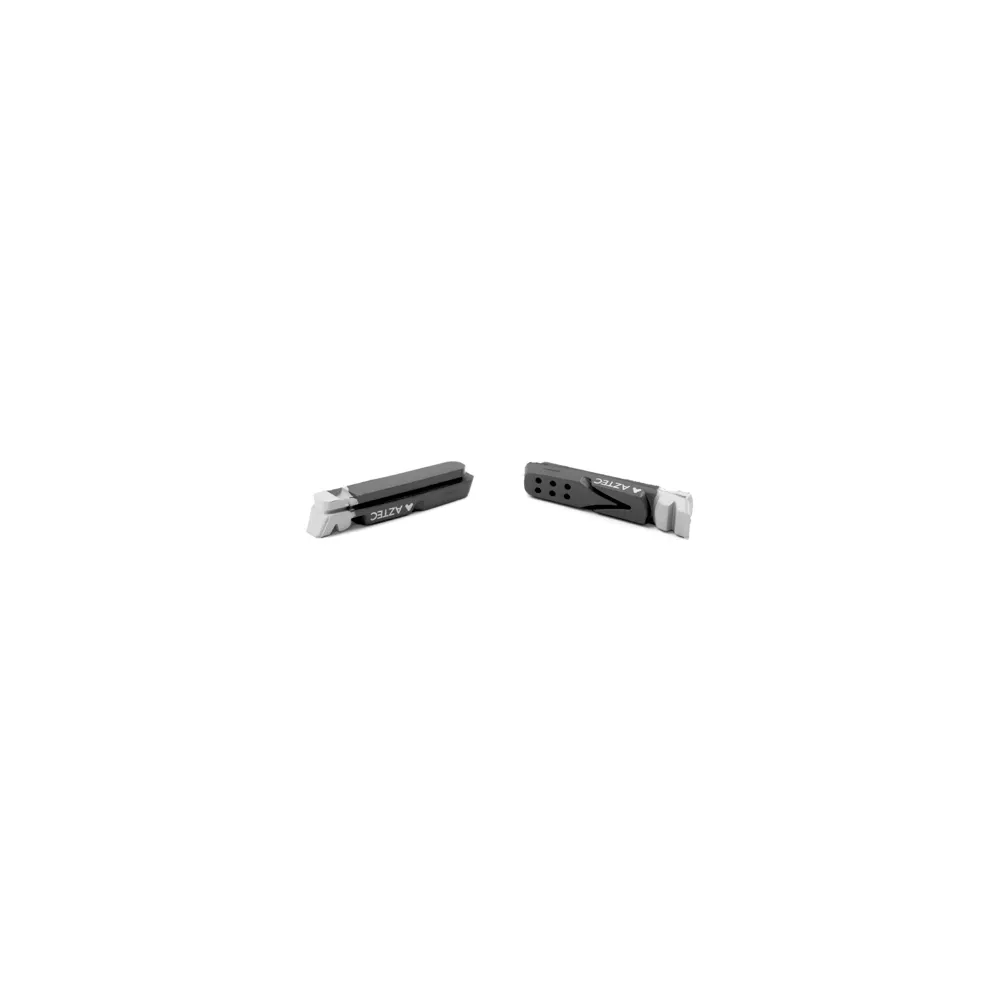 uPRISE Bikes Aztec Road Insert Kevlar Plus Brake Blocks With Rim Rake - Pair | Price match, 365 day return s, 18-Month Warranty, Finance Available & Free UK Delivery