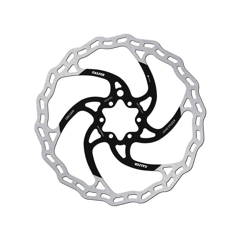 uPRISE Bikes Galfer Wave Disc Rotor - 6 Bolt - 203 x 2.00mm | Price match, 365 day return s, 18-Month Warranty, Finance Available & Free UK Delivery