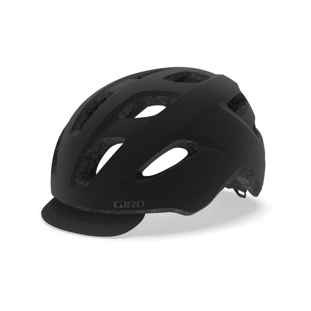 uPRISE Bikes Giro Cormick Urban Helmet - Matte Black/Dark Blue | Price match, 365 day return s, 18-Month Warranty, Finance Available & Free UK Delivery