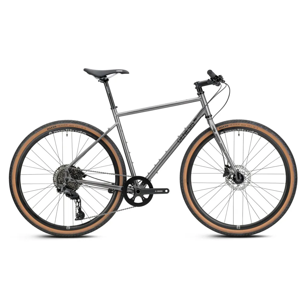uPRISE Bikes Genesis Croix De Fer 20 Flat Bar 2026 Gravel Road Bike - Greymiriquai | Price match, 365 day returns, 18-Month Warranty, Finance Available & Free UK Delivery