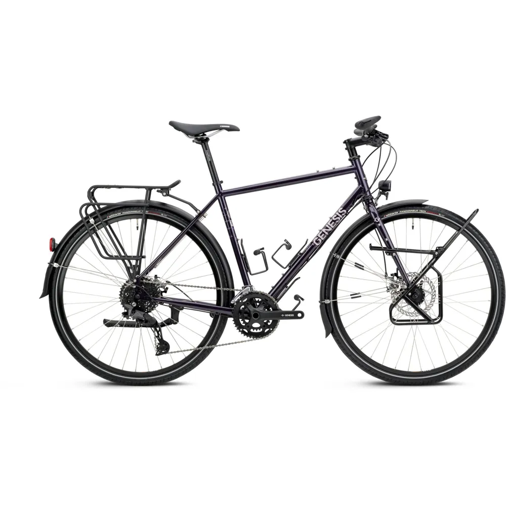 uPRISE Bikes Genesis Tour De Fer 30 2026 Touring Bike - Deep Nurple | Price match, 365 day returns, 18-Month Warranty, Finance Available & Free UK Delivery