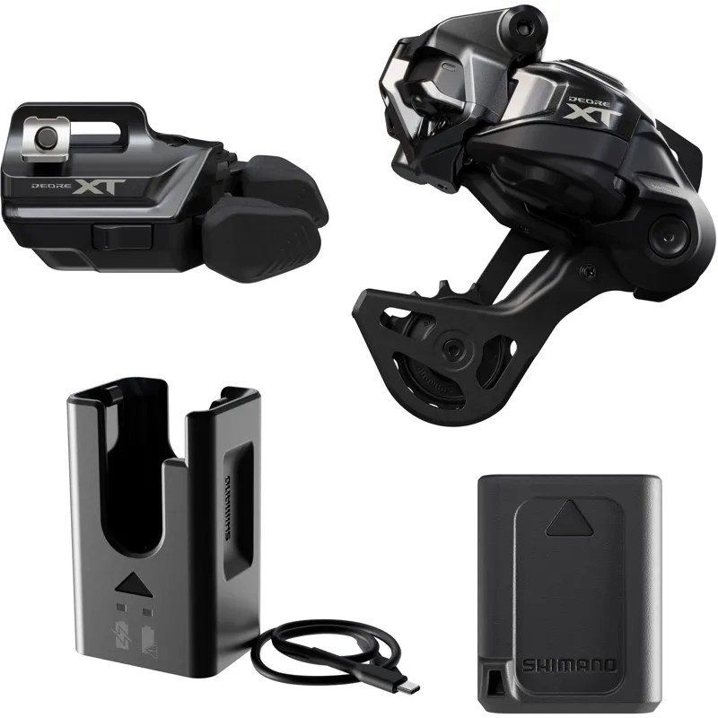 Shimano XT M8250 Di2 I-Spec EV GS 12 Speed Upgrade Kit - Black