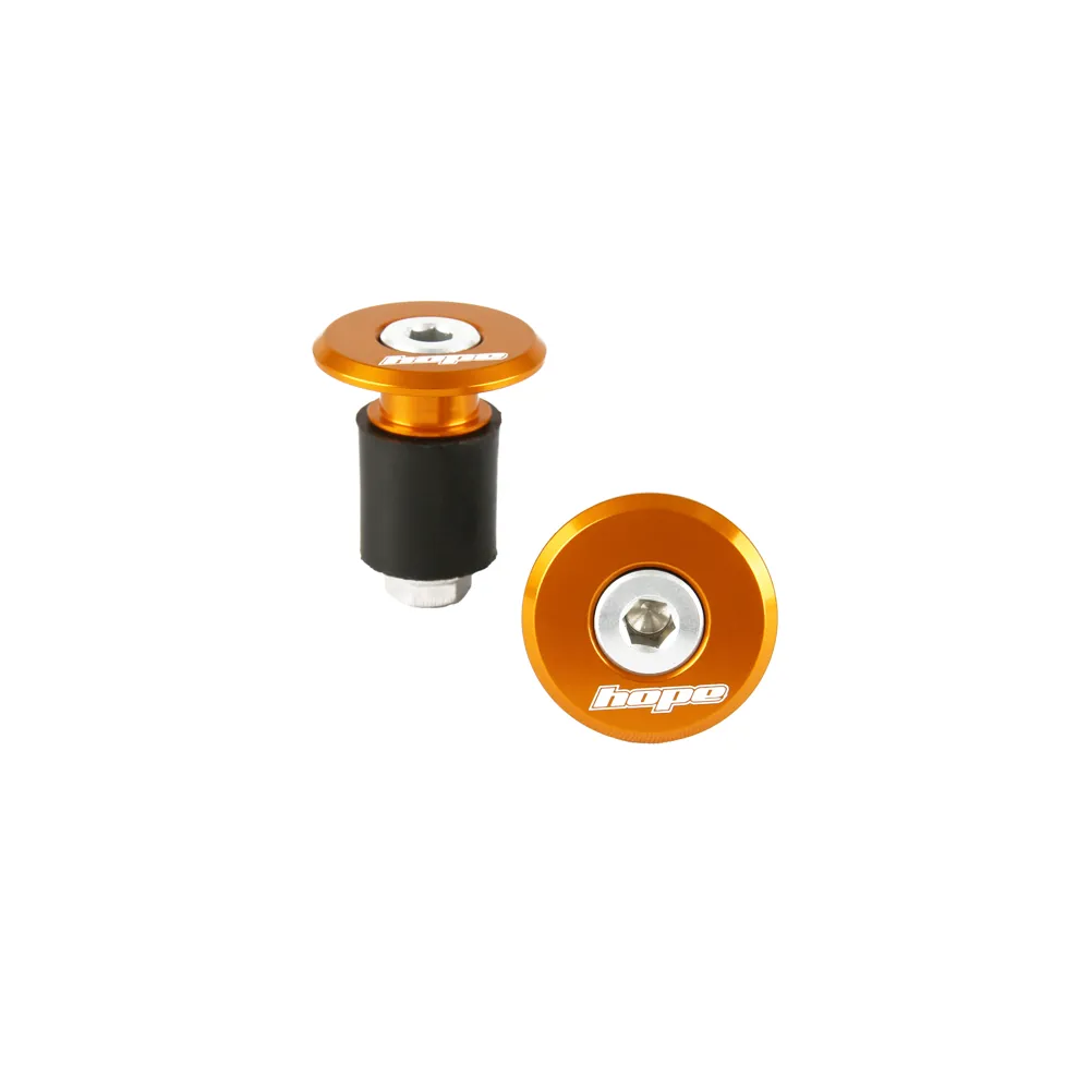 uPRISE Bikes Hope Grip Doctor Bar End Plugs - Pair - Orange | Price match, 365 day return s, 18-Month Warranty, Finance Available & Free UK Delivery