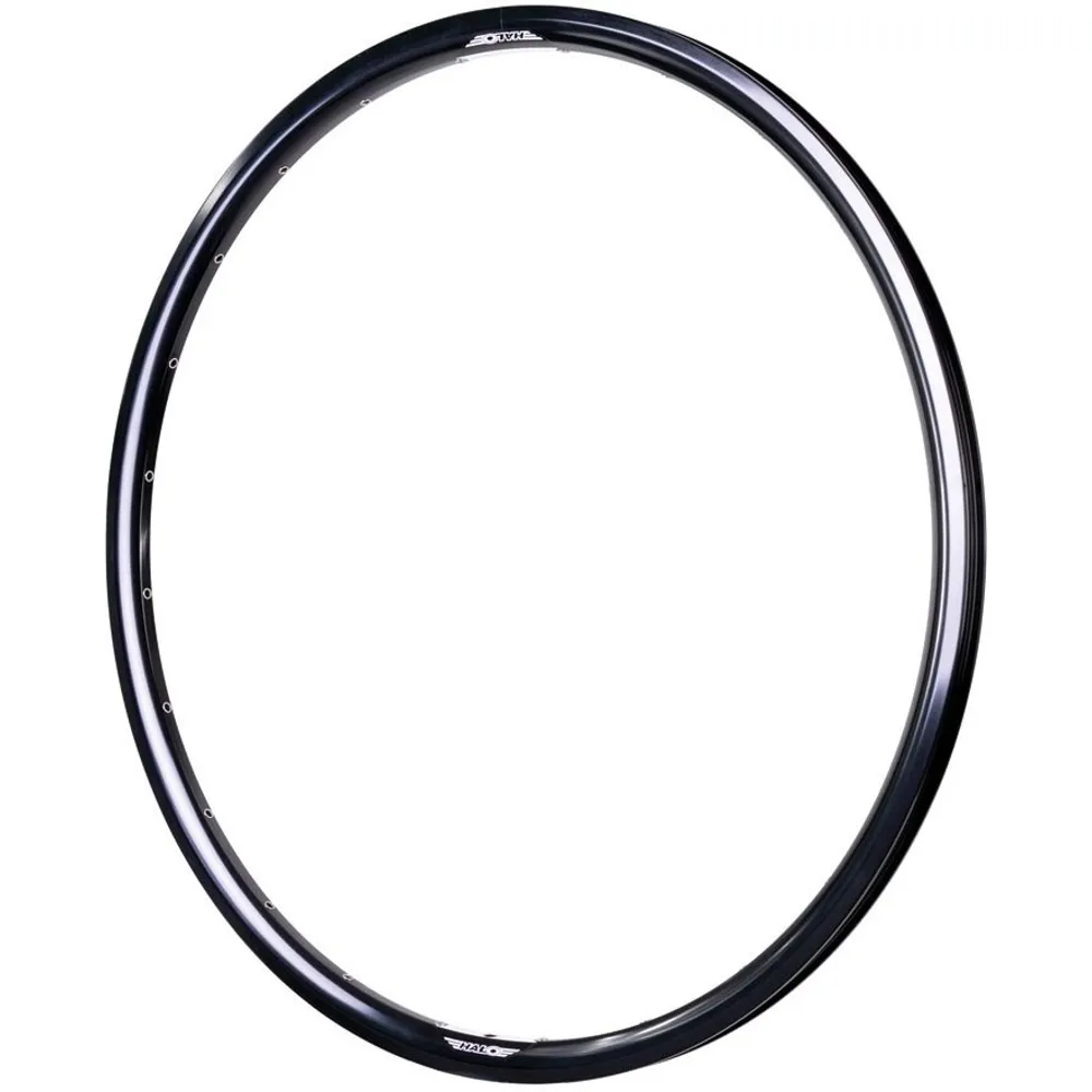 uPRISE Bikes Halo White Line Sport Rims 700c - Black/Silver - 32H | Price match, 365 day return s, 18-Month Warranty, Finance Available & Free UK Delivery