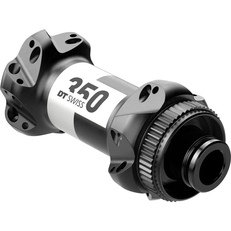 DT Swiss 350 Straight Pull Centre-Lock 100 x 12mm 24H Front Hub - Black