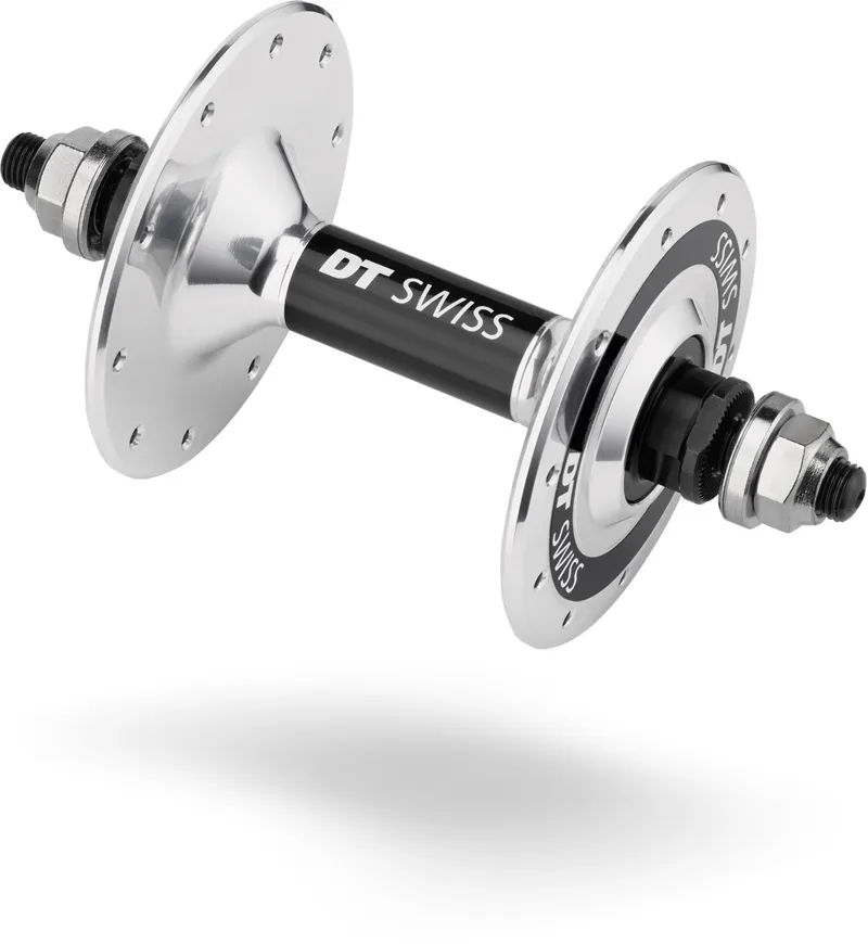 DT Swiss Track 100mm Bolt On 20H Front Hub - Black/Silver