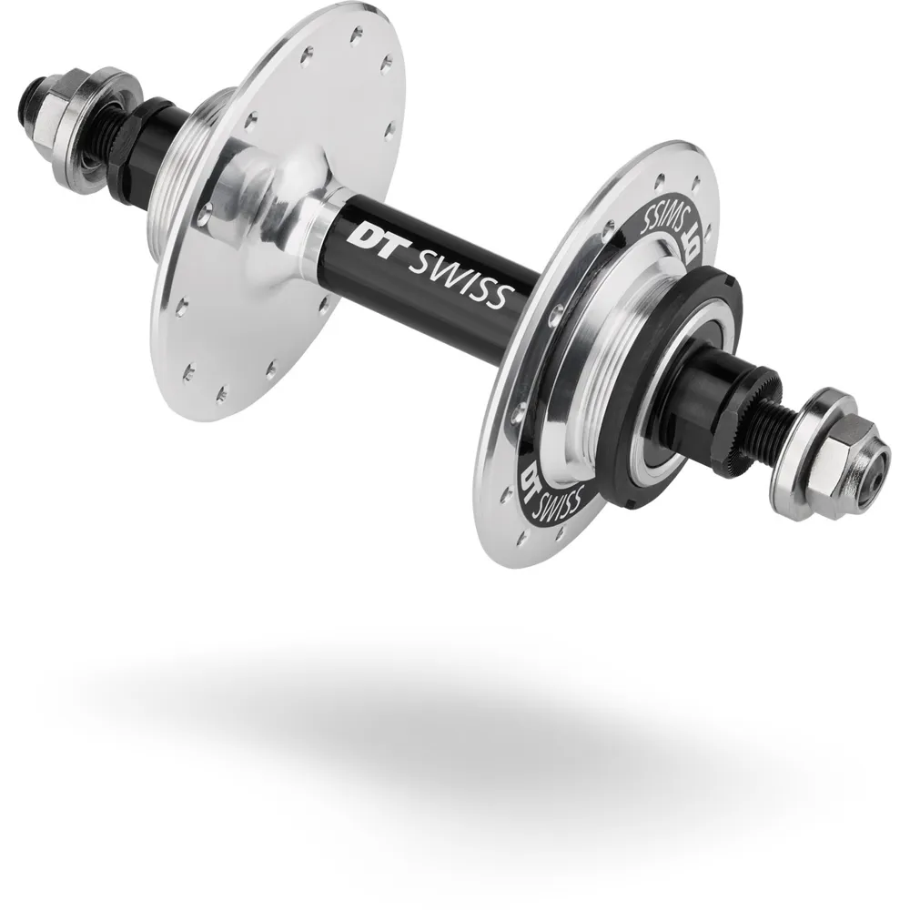 uPRISE Bikes Dt Swiss Track 120mm Bolt On Fixed 24H Rear Hub - Silver | Price match, 365 day returns, 18-Month Warranty, Finance Available & Free UK Delivery