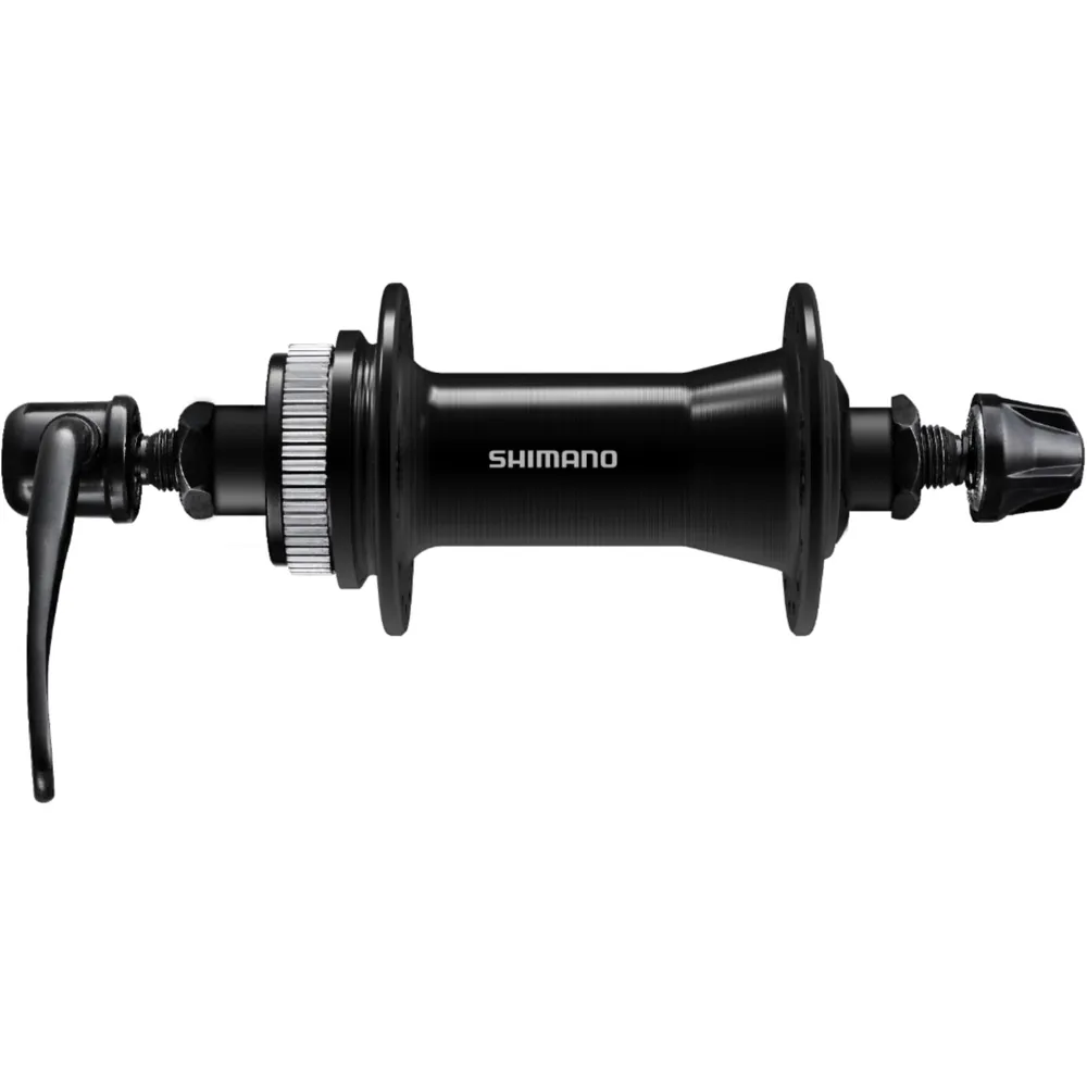 uPRISE Bikes Shimano HB-QC400 Centre Lock Front Hub - 100 mm Q/R 32H | Price match, 365 day return s, 18-Month Warranty, Finance Available & Free UK Delivery