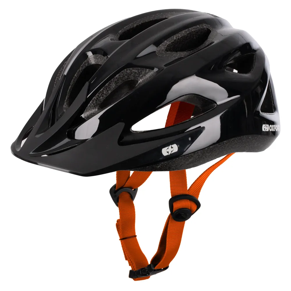 uPRISE Bikes Oxford Helio Junior Helmet - 52-57cm - Gloss Black | Price match, 365 day return s, 18-Month Warranty, Finance Available & Free UK Delivery