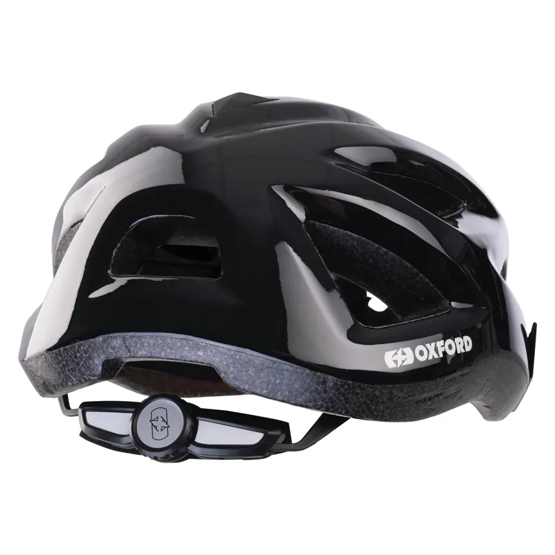 Oxford Helio Junior Helmet - 52-57cm - Gloss Black-1