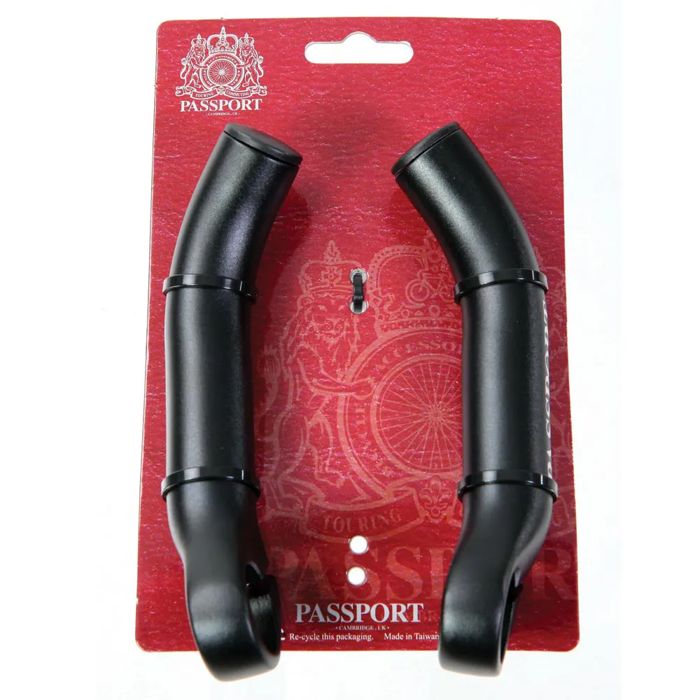 uPRISE Bikes Passport Grab Handles - Black - 120mm | Price match, 365 day return s, 18-Month Warranty, Finance Available & Free UK Delivery