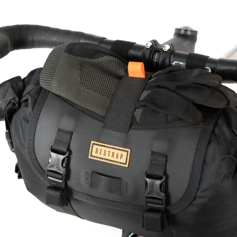 Restrap Holster Handlebar Bag - 14 Litre - Black-5