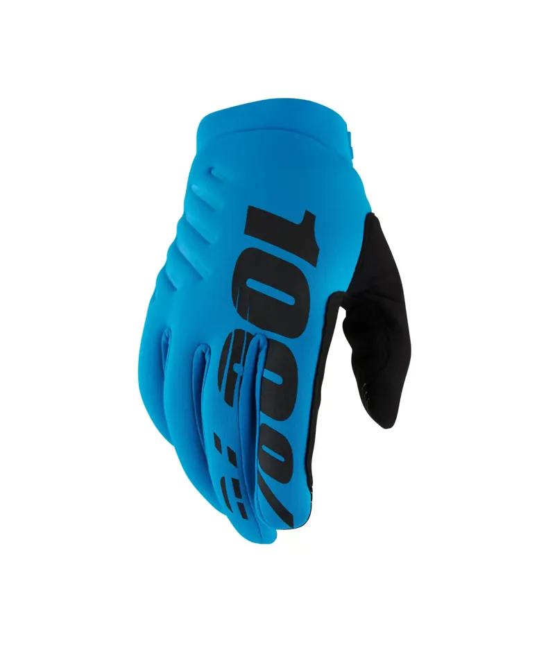 100 Percent Brisker Cold Weather Long Finger Gloves - Turquoise