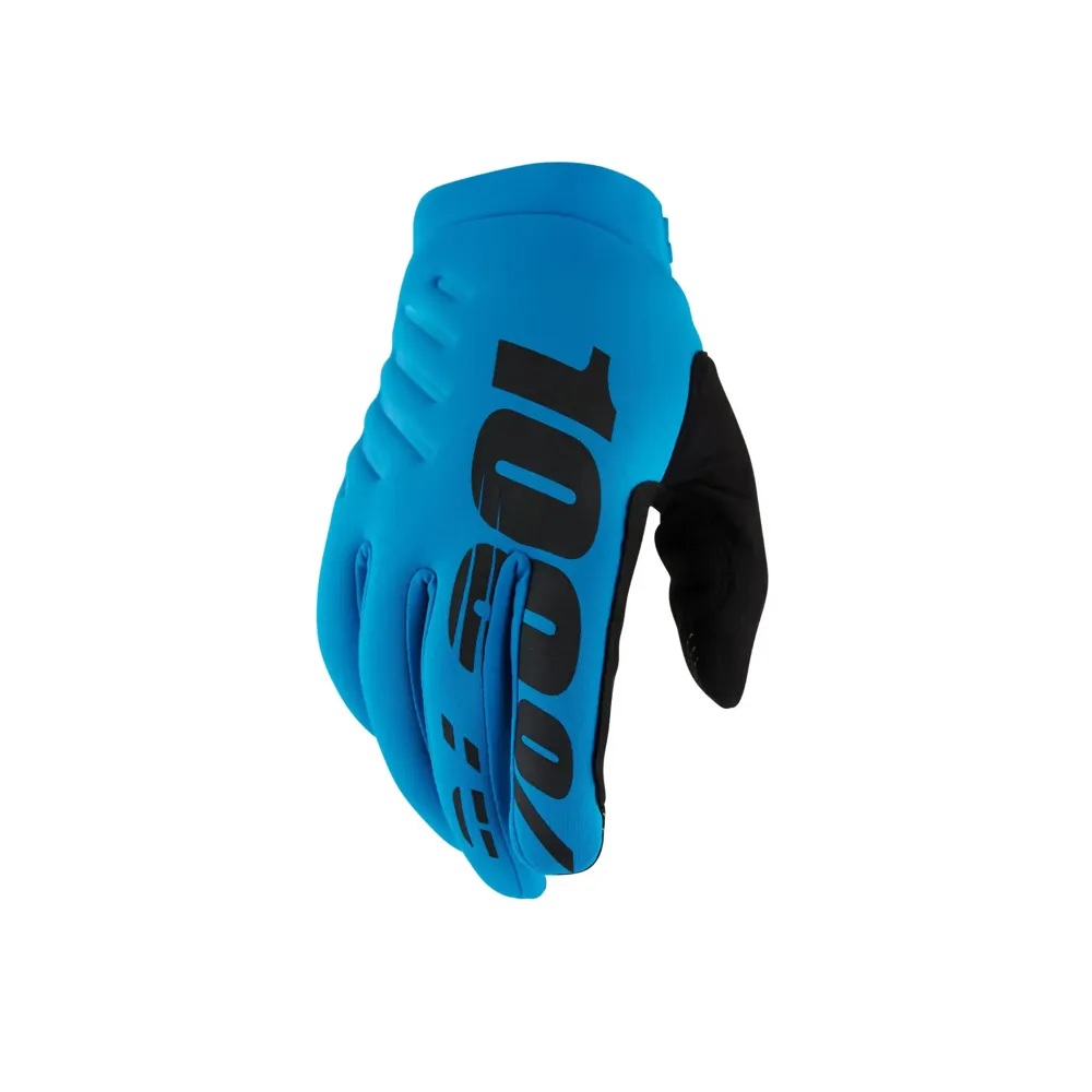 uPRISE Bikes 100 Percent Brisker Cold Weather Long Finger Gloves - Turquoise | Price match, 365 day return s, 18-Month Warranty, Finance Available & Free UK Delivery
