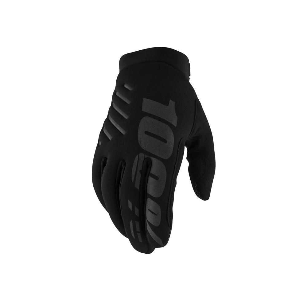 uPRISE Bikes 100 Percent Brisker Cold Weather Women's Long Finger Gloves - Black/Grey | Price match, 365 day return s, 18-Month Warranty, Finance Available & Free UK Delivery