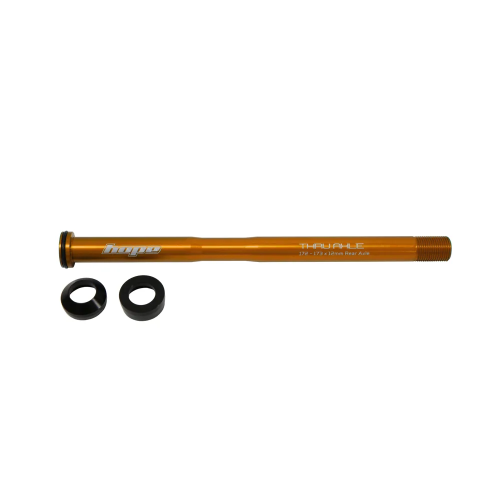 uPRISE Bikes Hope 172 - 173 x 12mm  Rear Thru Axle - Orange | Price match, 365 day return s, 18-Month Warranty, Finance Available & Free UK Delivery