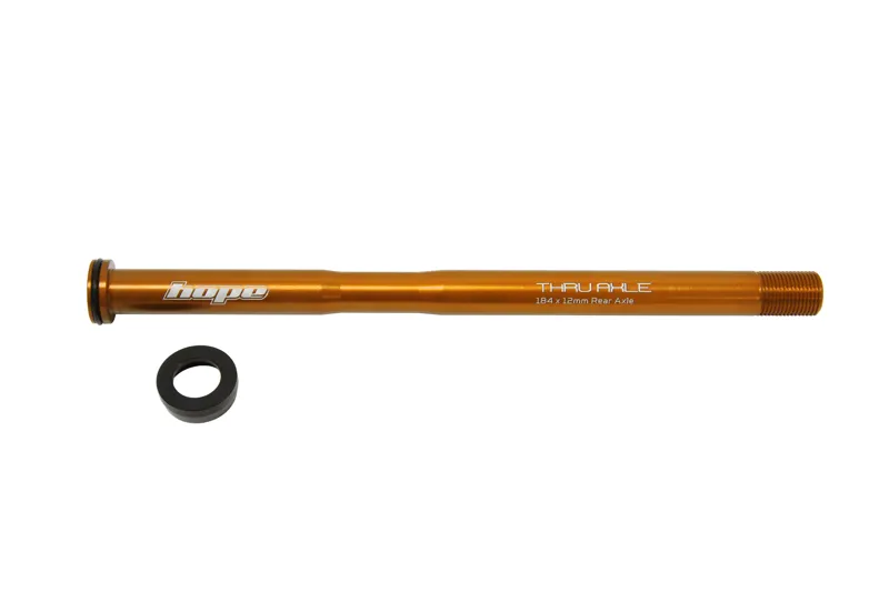 Hope 184 x 12mm Rear Thru Axle - Orange
