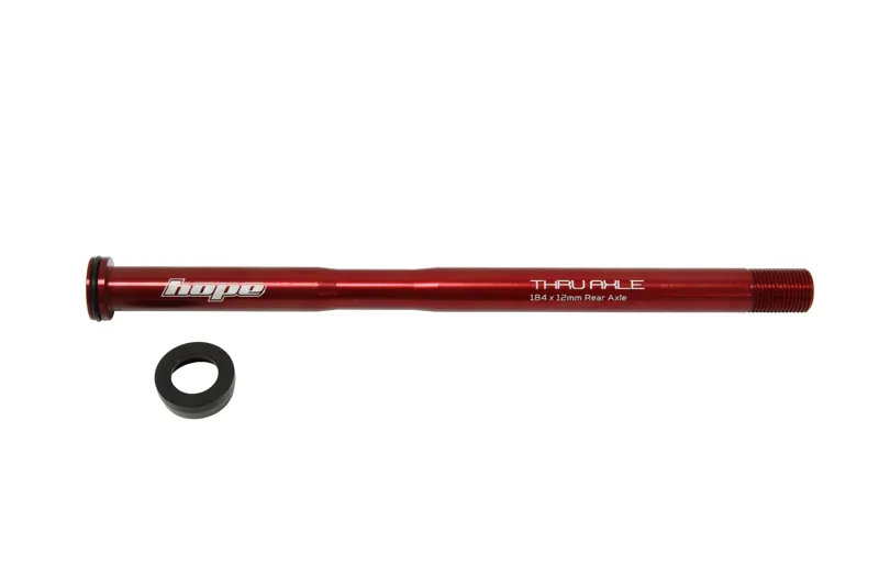 Hope 184 x 12mm Rear Thru Axle - Red
