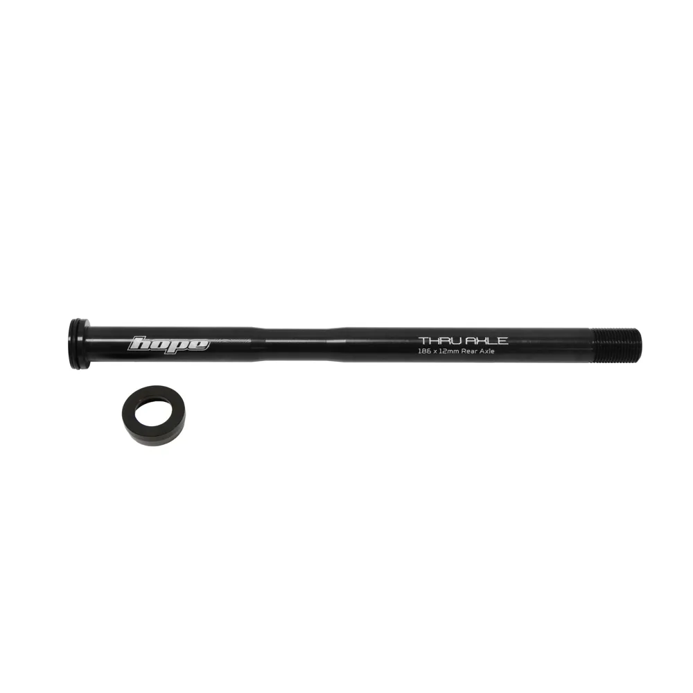 uPRISE Bikes Hope 186 x 12mm Rear Thru Axle - Black | Price match, 365 day return s, 18-Month Warranty, Finance Available & Free UK Delivery