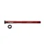Hope 186 x 12mm Rear Thru Axle - Red