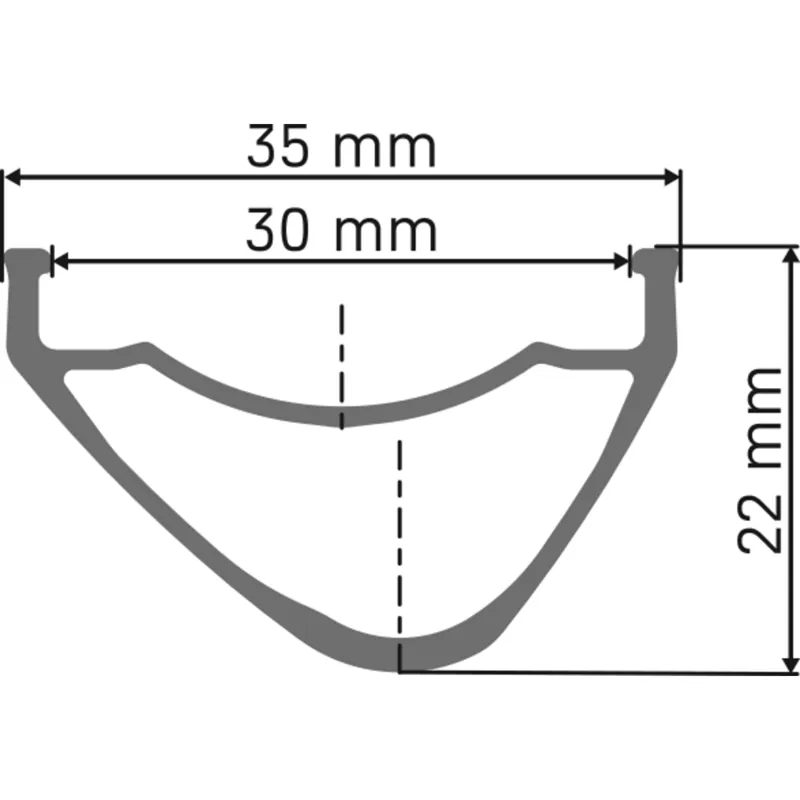 DT Swiss HX1700 30mm Rim Centre Lock 15x110mm BOOST 29er Front Wheel-2