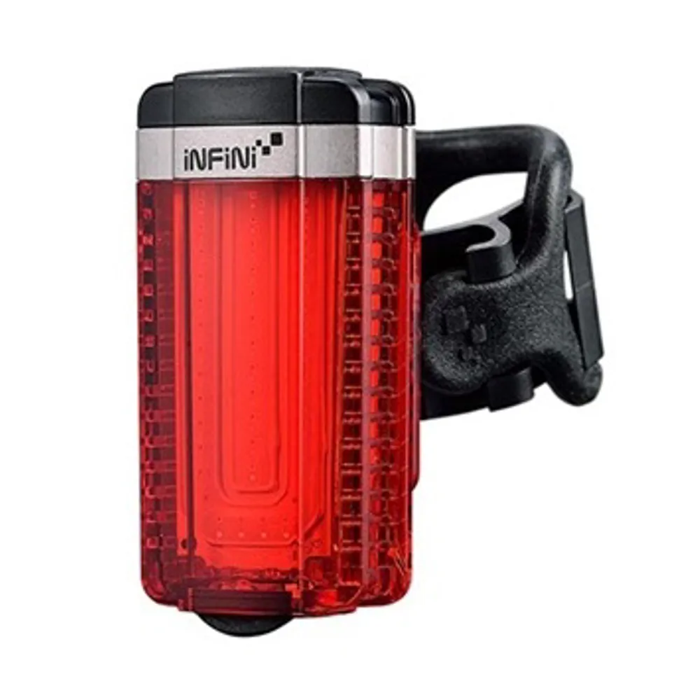 uPRISE Bikes Infini Tron USB 40 Lumen Rear Light - Black/Red | Price match, 365 day return s, 18-Month Warranty, Finance Available & Free UK Delivery