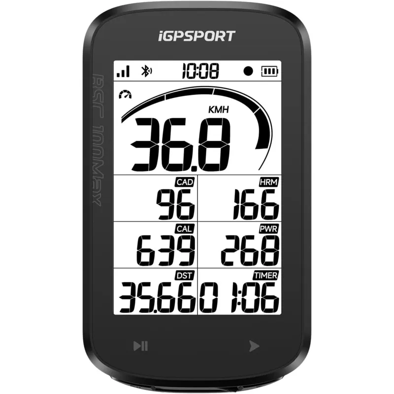 iGPSport BSC100Max GPS Cycling Computer - Black