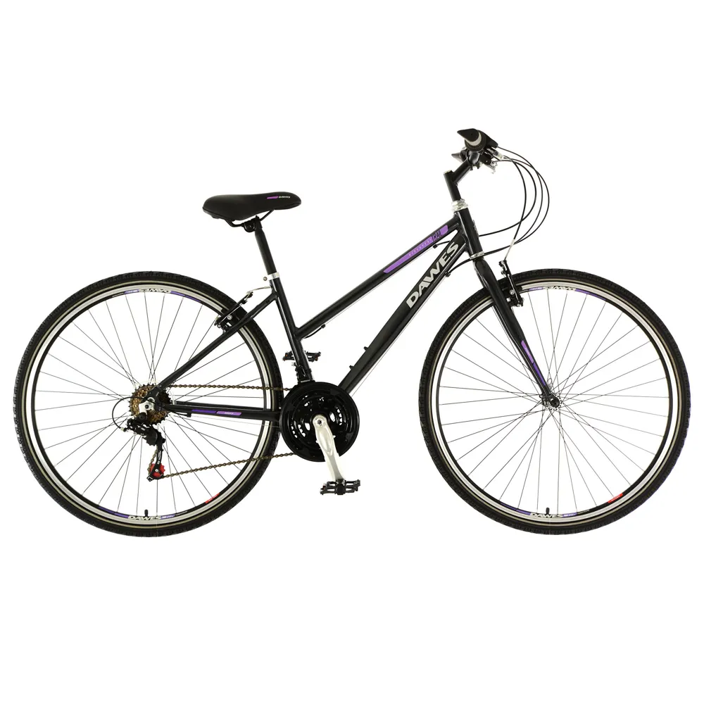 uPRISE Bikes Dawes Discovery Trail Women's Hybrid Bike - Dark Grey | Price match, 365 day return s, 18-Month Warranty, Finance Available & Free UK Delivery