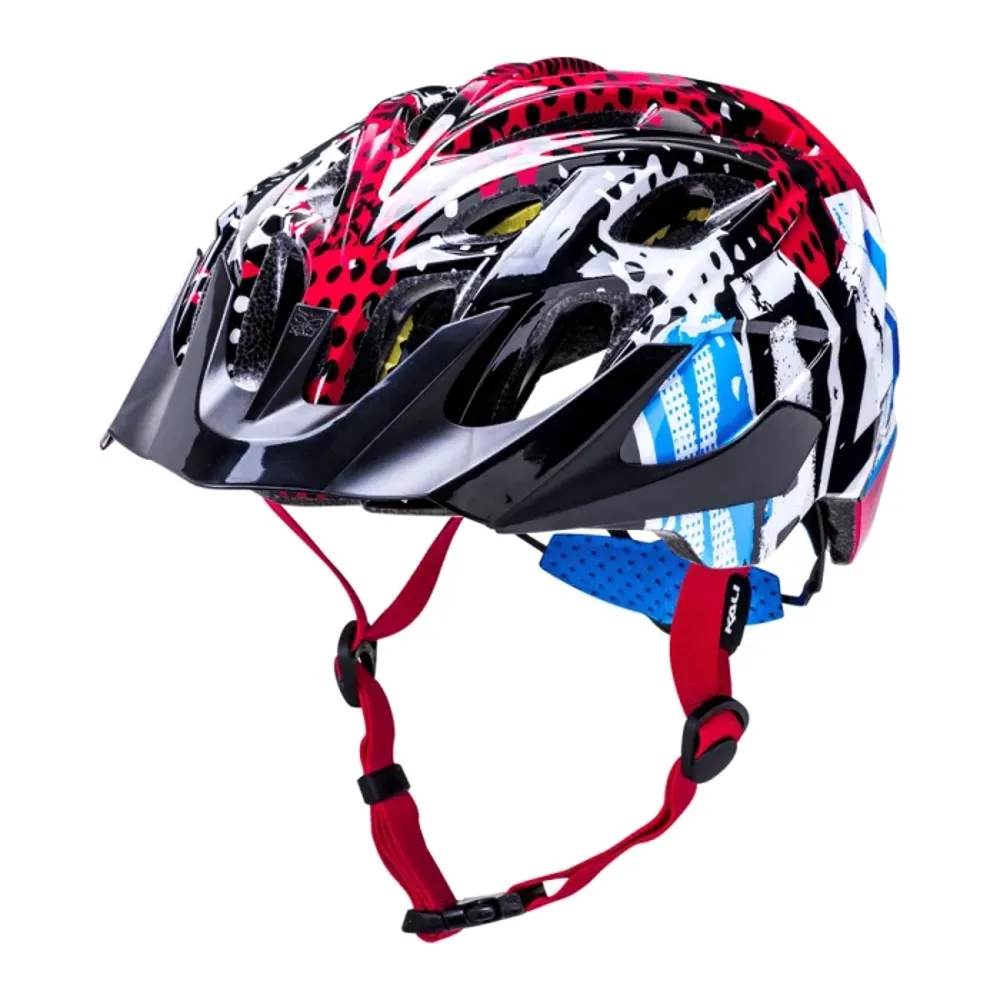 uPRISE Bikes Kali Chakra Youth Plus Helmet - 52-57cm - Punk Gloss Red | Price match, 365 day returns, 18-Month Warranty, Finance Available & Free UK Delivery