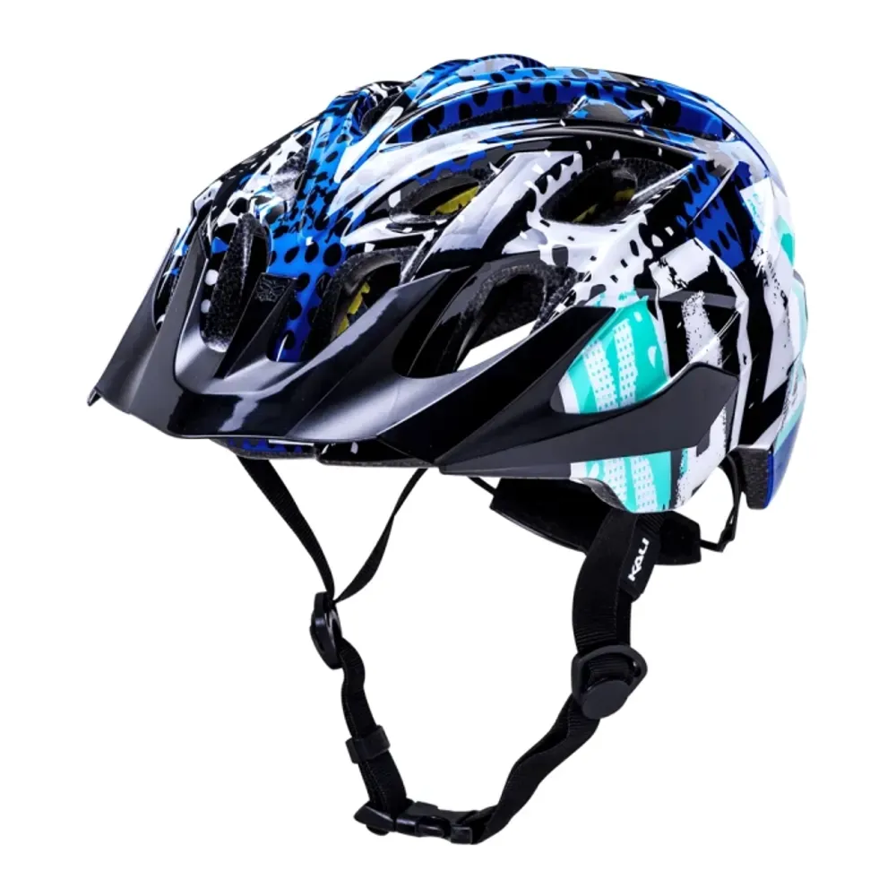 uPRISE Bikes Kali Chakra Youth Plus Helmet - 52-57cm - Punk Gloss Blue | Price match, 365 day returns, 18-Month Warranty, Finance Available & Free UK Delivery